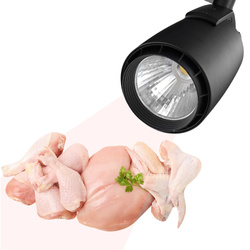 Lampa Reflektor Szynowy do Białego Świeżego Mięsa LED 24W 302B | Barwa 3100K