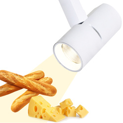 Lampa Reflektor szynowy do sera i pieczywa LED 30W Biały | Barwa 2700K