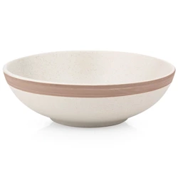 Talerz obiadowy głęboki ceramiczny beżowy ARTHENA BEIGE 20 cm, 900 ml