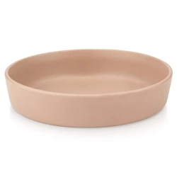 Talerz obiadowy głęboki ceramiczny beżowy SOHO 21,5 cm, 1 l