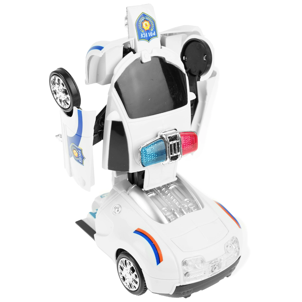 Auto robot Samochód Trans formers 2w1 Policja