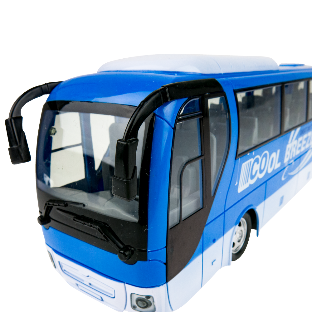 Autobus zdalnie sterowany Autokar + Pilot niebieski
