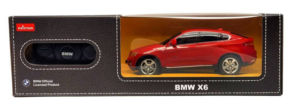 BMW X6 skala 1:24 Rastar 31700 samochód sterowany czerwony