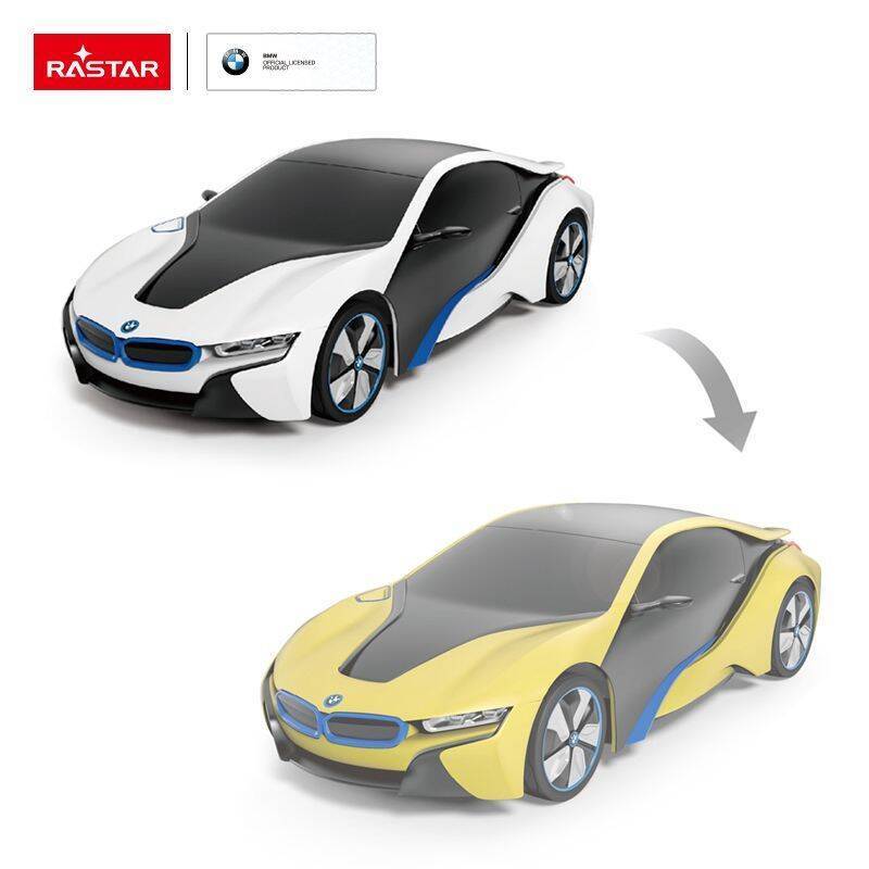 BMW i8  skala 1:24 Rastar 48400-4 samochód sterowany UV Sensitive Collection