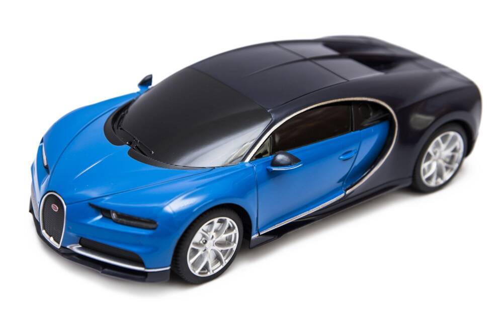 Bugatti Chiron R/C skala 1:24 Rastar 76100 samochód sterowany niebieski