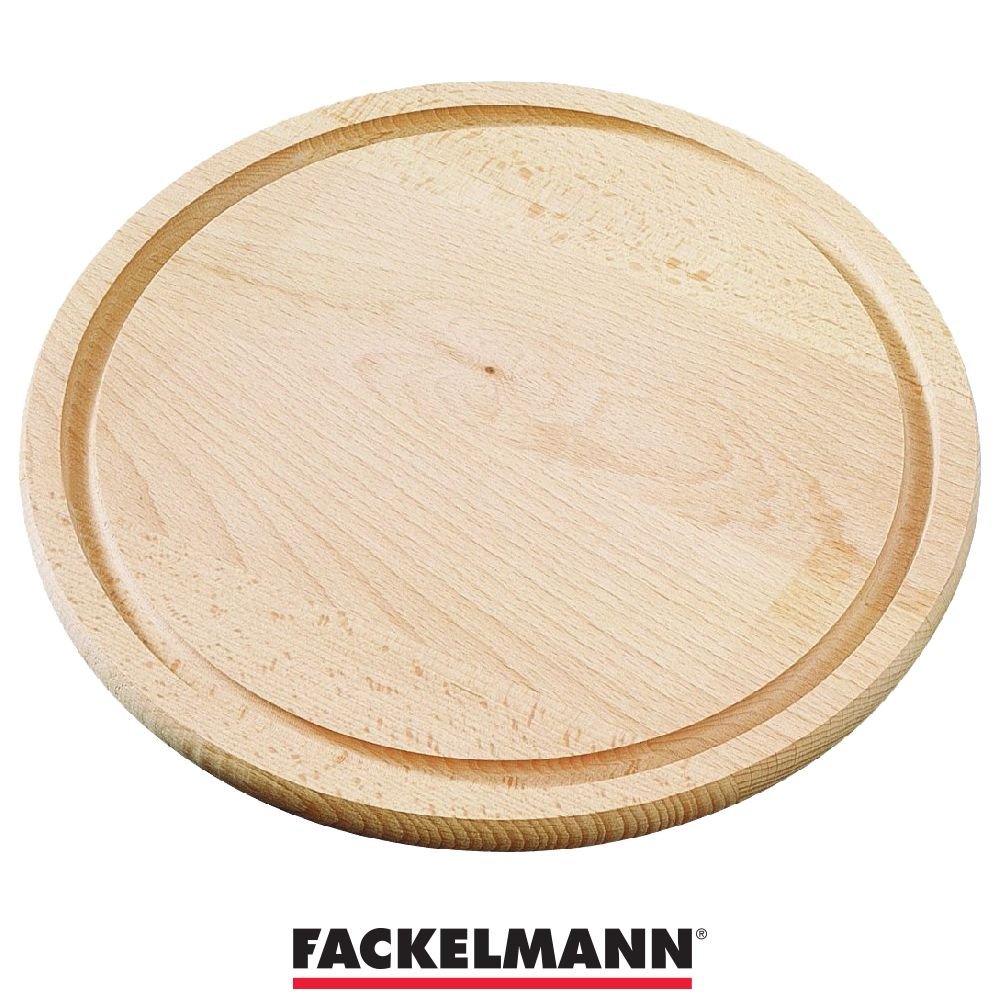 Deska okrągła drewniana bukowa 24 cm FACKELMANN 32530