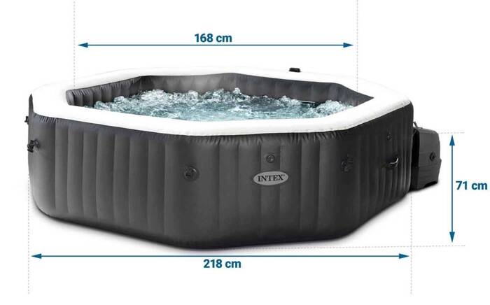 Dmuchane SPA z hydromasażem 218 x 71 cm 6 os. + akcesoria premium INTEX 28462