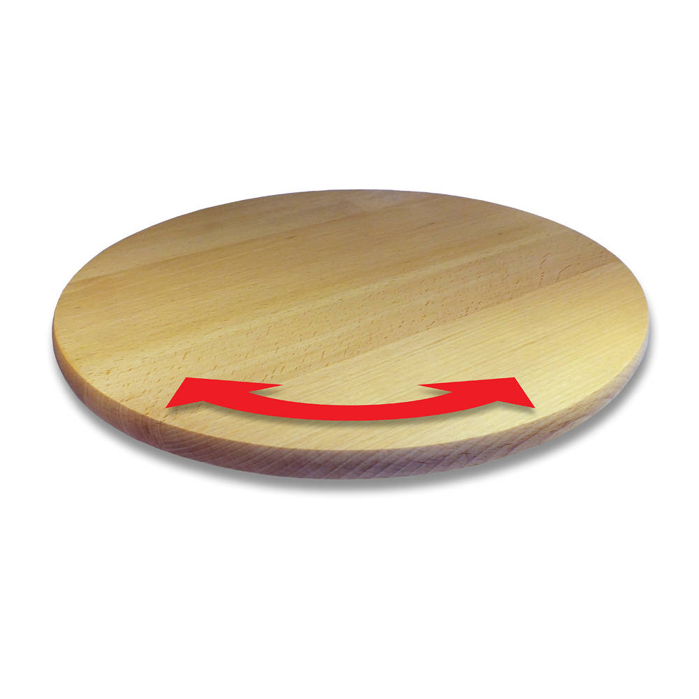 Drewniana deska obrotowa do pizzy serów patera  Ø 40 cm 