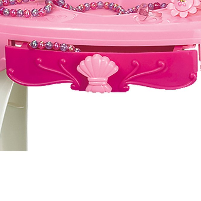 Duża toaletka różowa dla dziewczynki Lustro Fryzjer 