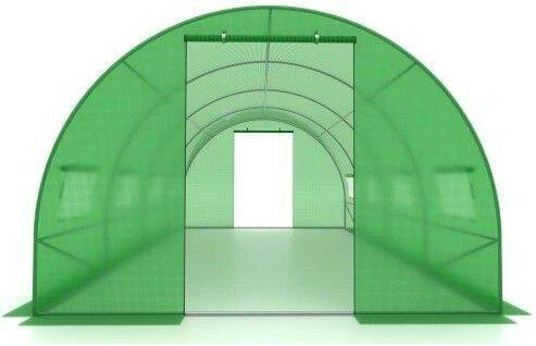 FOLIA ZAMIENNA zielona 4x2x2 8m² tunel ogrodowy foliowy szklarnia 2 wejścia