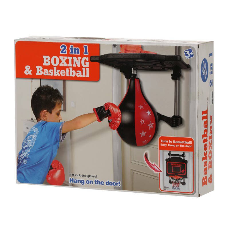 Gra zręcznościowa koszykówka zestaw bokserski mały bokser