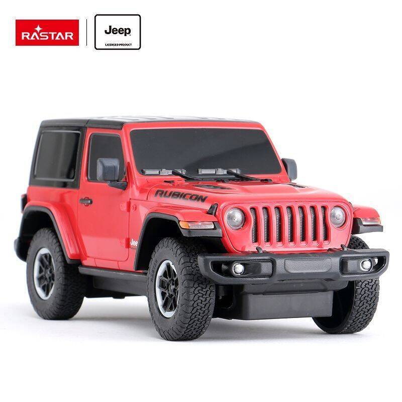 Jeep Wrangler JL skala 1:24 Rastar 79500 samochód sterowany czerwony