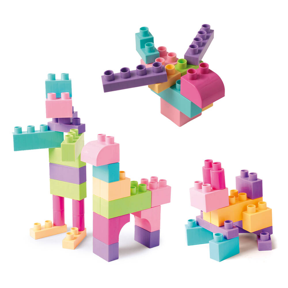 Kids Blocks Pink klocki 50 el. wader 41297