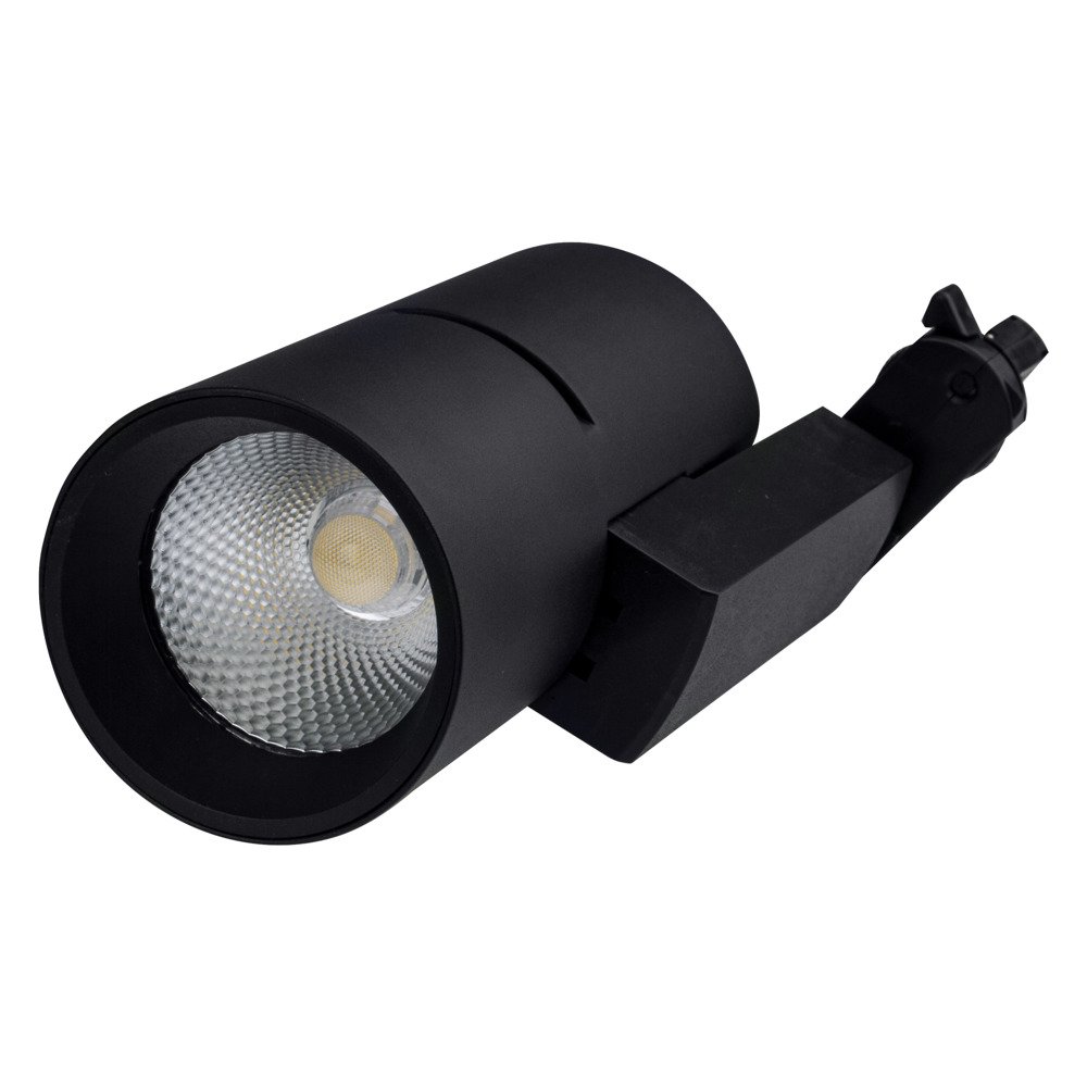 Lampa Reflektor Szynowy Jubilerski LED Czarny | Barwa 6000K