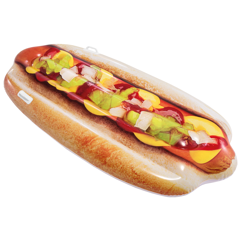 Materac dmuchany do pływania Hotdog 180x89 cm Intex 58771