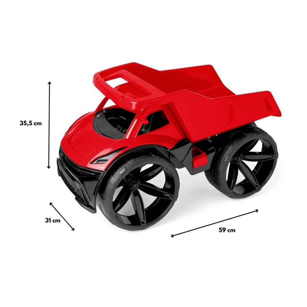 Maximus Auto wywrotka czerwona do piasku pojazd budowlany  64000