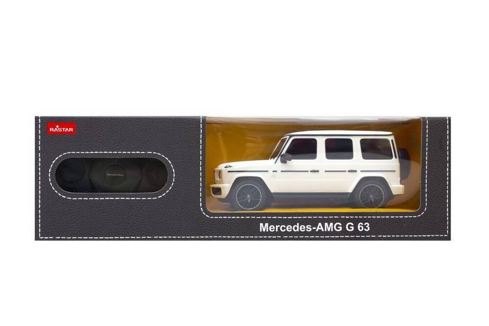 Mercedes-Benz G63 R/C skala 1:24 Rastar 95800 samochód sterowany biały