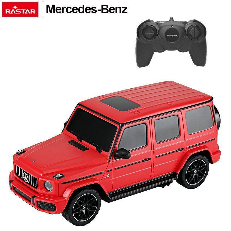 Mercedes-Benz G63 R/C skala 1:24 Rastar 95800 samochód sterowany czerwony