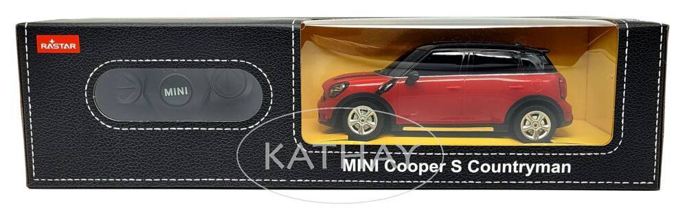 Mini Cooper S Countryman skala 1:24 Rastar 71700 samochód sterowany czerwony