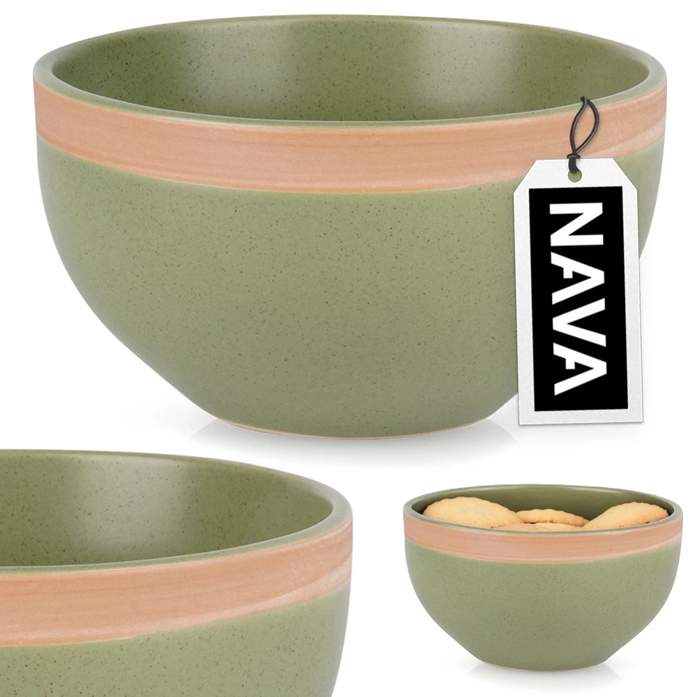 Miseczka ceramiczna zielona ARTHENA GREEN 14,5 cm, 720 ml