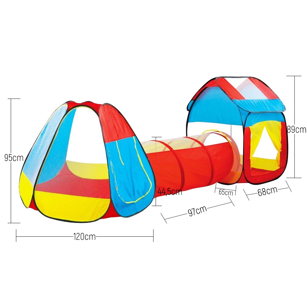 Namiot domek tunel dla dzieci+gratis piłki 100 szt.