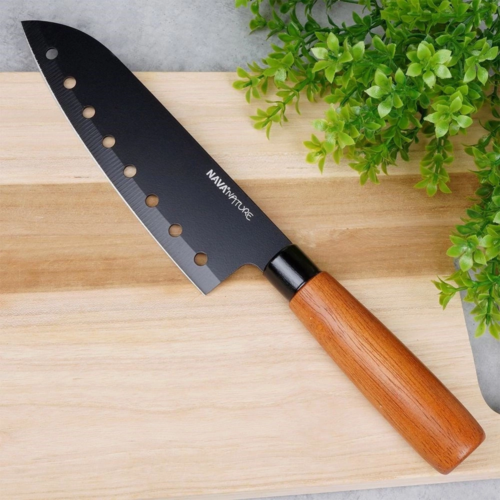 Nóż Santoku stalowy NATURE 29 cm