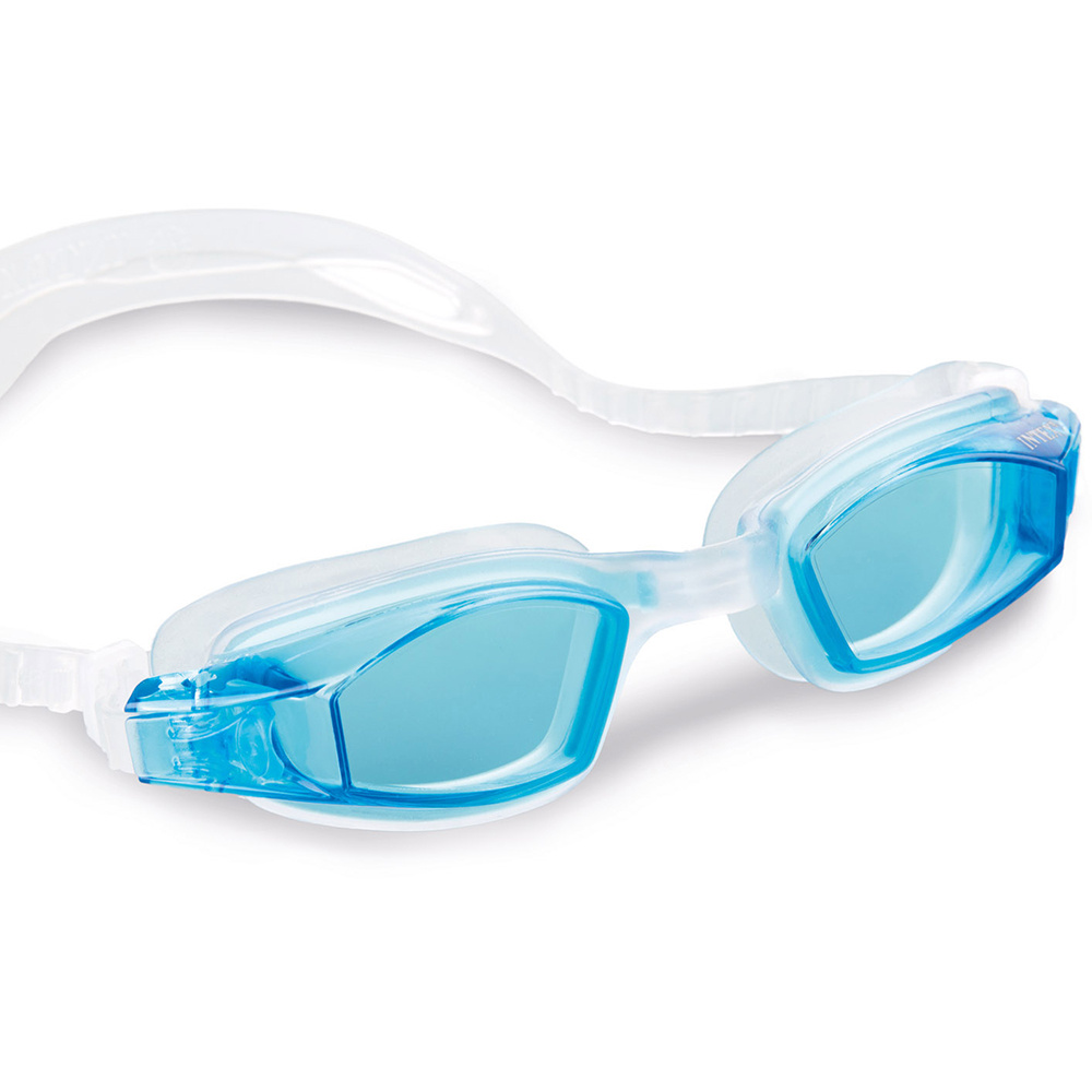 Okulary do pływania i nurkowania dla dziecka niebieskie INTEX 55682