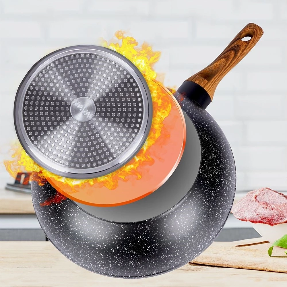 Patelnia wok granitowa NATURE 28 cm