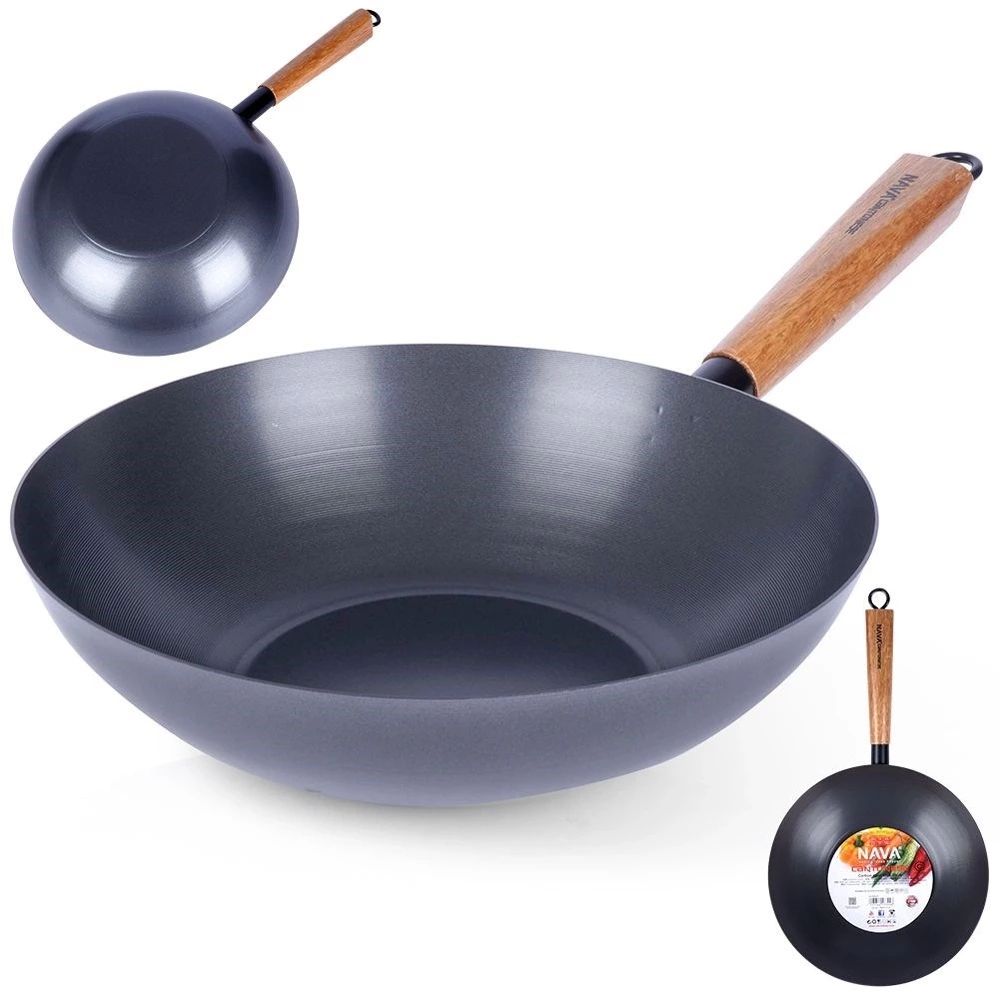 Patelnia wok stalowa nieprzywierająca CANTONESE 28 cm