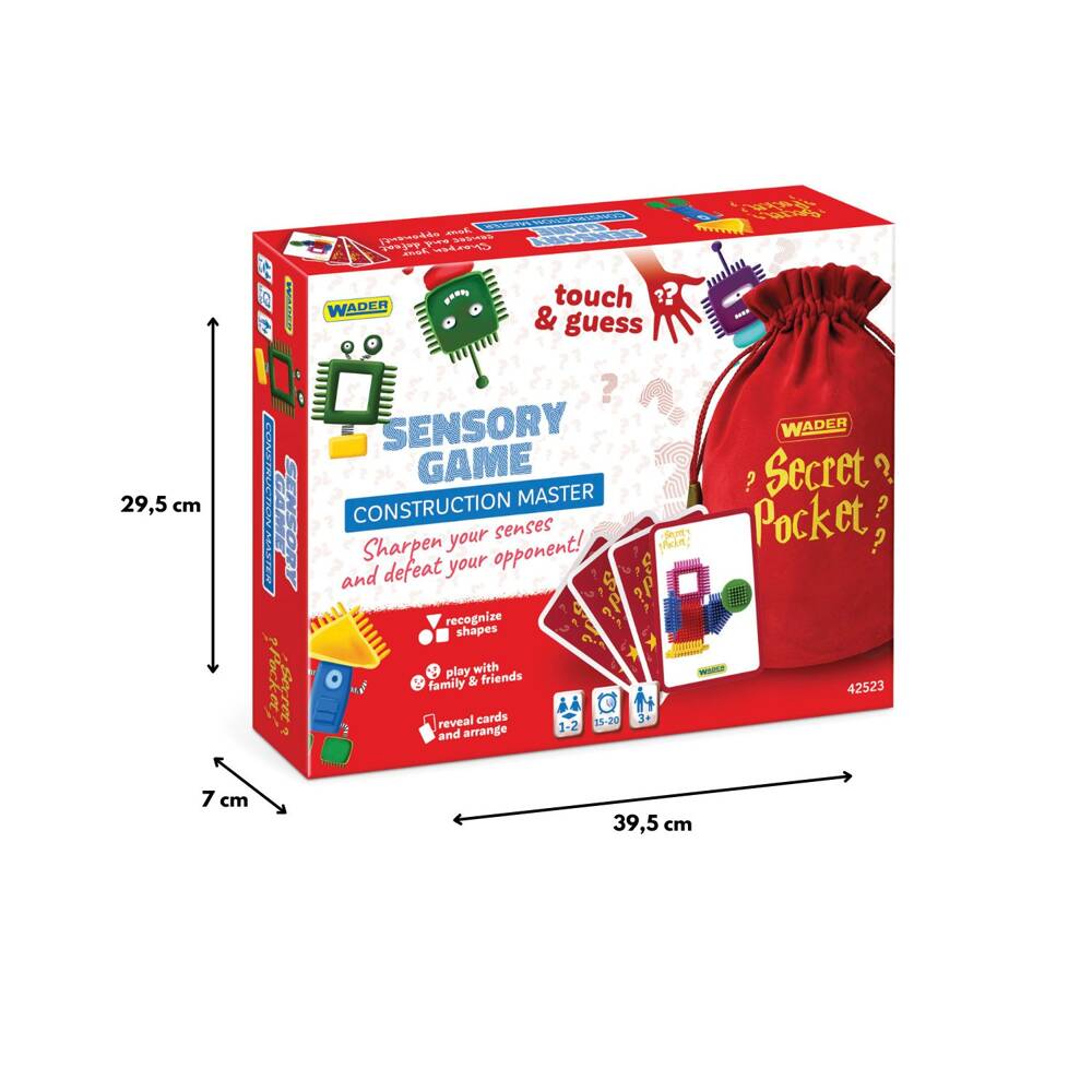 Play&Fun Secret Pocket Mistrz Konstrukcji gra sensoryczna 42523 Wader