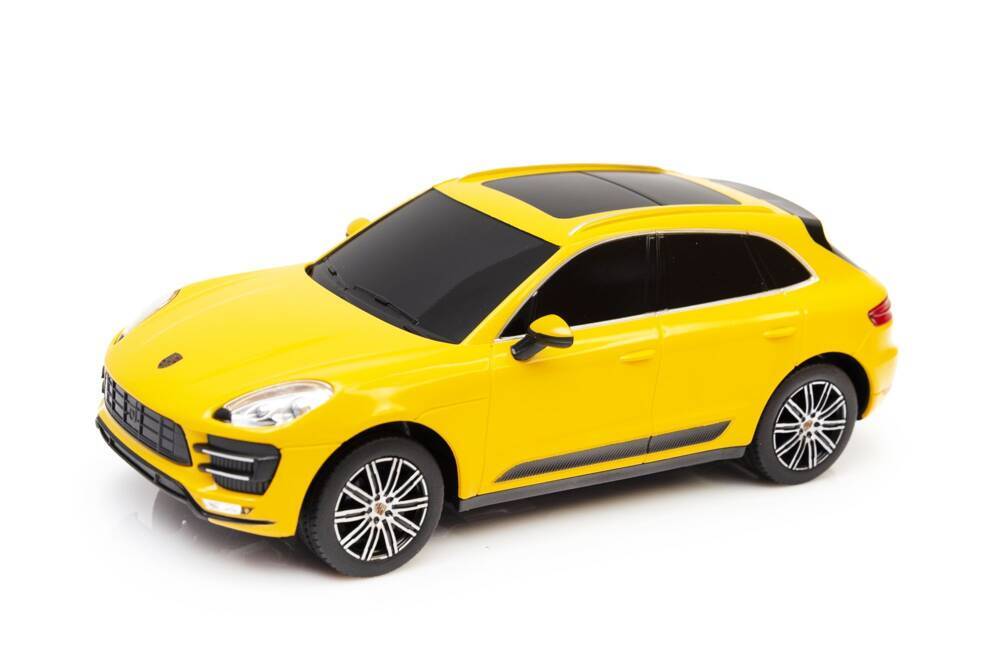 Porsche Macan Turbo skala 1:24 Rastar 71800 samochód sterowany żółty