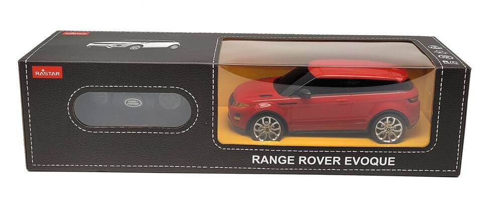 Range Rover Evoque R/C skala 1:24 Rastar 46900 samochód sterowany czerwony