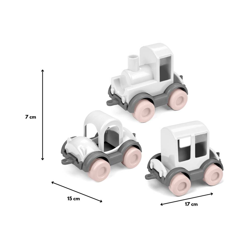Różana Wata Cukrowa Kid Cars trio 41105 autka samochody pojazdy