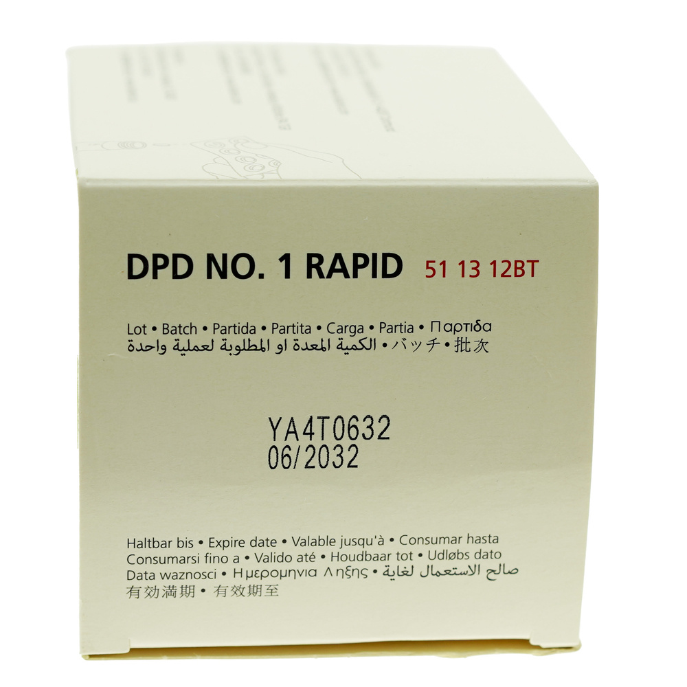 Tabletki CL-DPD1 Rapid Tabletki DPD1 do pomiaru chloru LOVIBOND 1 listek ( tester ręczny)