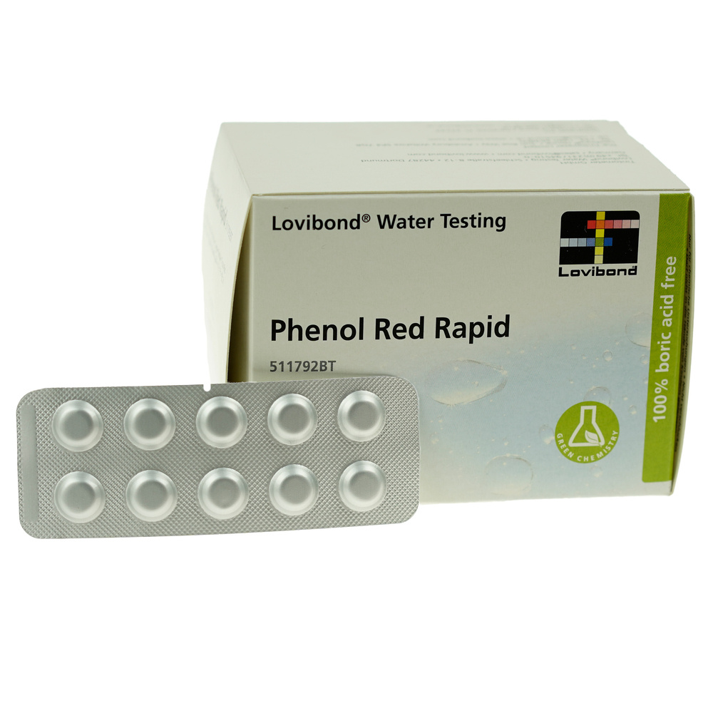 Tabletki Lovibond do testera PHENOL RED ph wody