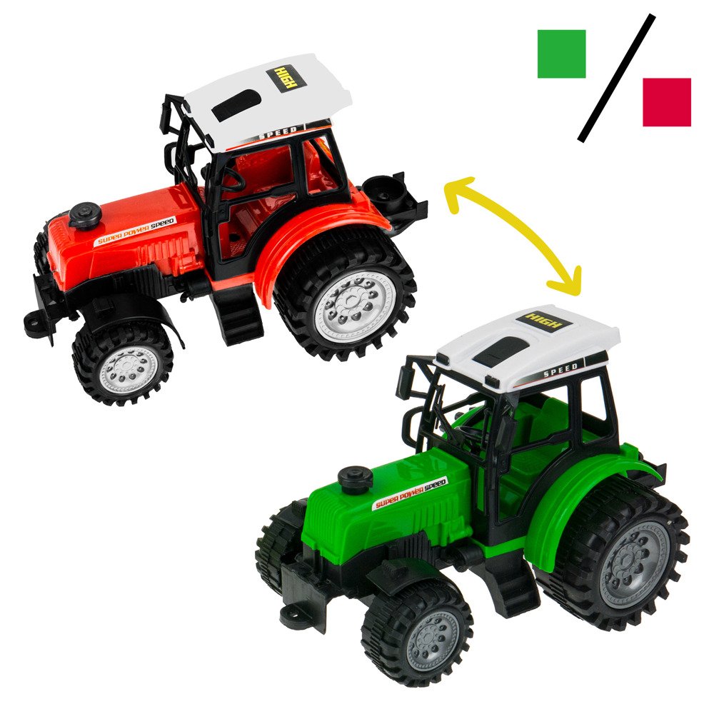 Traktor z przyczepą-rozrzutnik ciągnik maszyna rolnicza