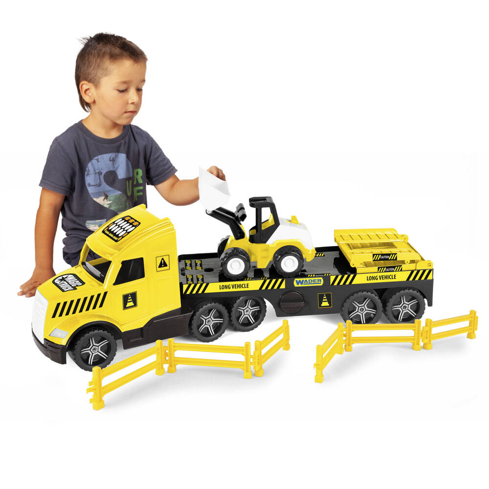 Wader Magic Truck Technic laweta ze spychaczem 36430