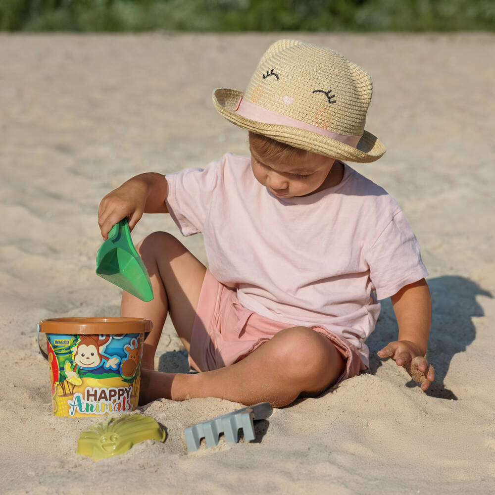 Zestaw do piasku  piaskownicy na plażę 4 el.  Wader  43200