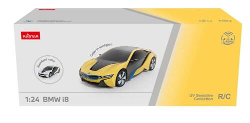 BMW i8  skala 1:24 Rastar 48400-4 samochód sterowany UV Sensitive Collection