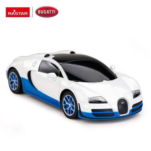 Bugatti Veyron Grand Sport skala 1:24 Rastar 47000 samochód sterowany biały