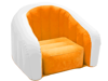 Dmuchany fotelik dla dziecka pomarańczowy INTEX 68597