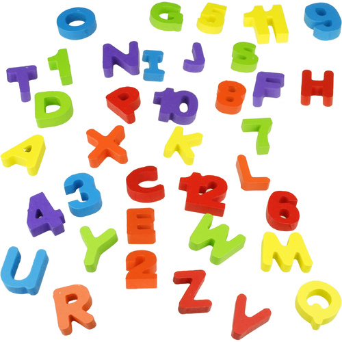 Drewniana układanka puzzle Alfabet Literki Cyferki i zegar  