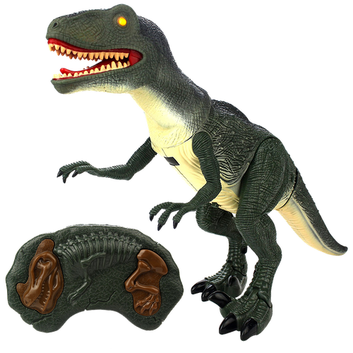 Duży interaktywny dinozaur Velociraptor - chodzi, ryczy i świeci 