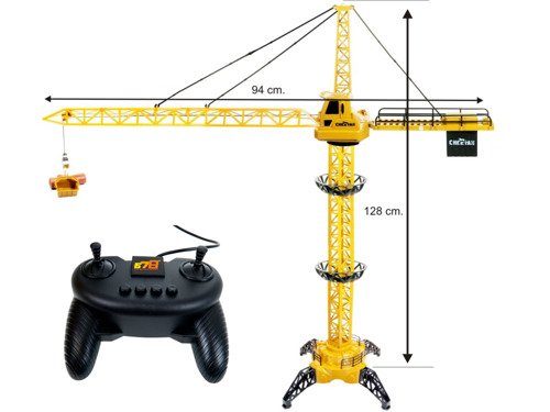 Dźwig duży żuraw budowlany zdalnie sterowany 