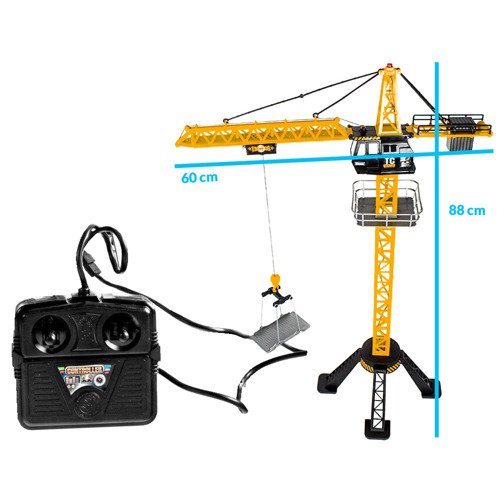 Dźwig żuraw budowlany zdalnie sterowany 