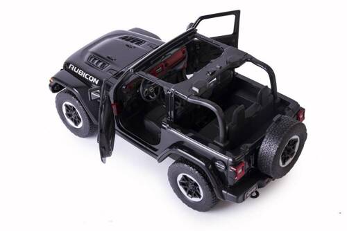 Jeep Wrangler JL R/C skala 1:14 Rastar 79400  samochód sterowany czarny