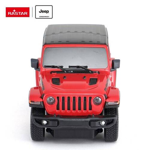 Jeep Wrangler JL skala 1:24 Rastar 79500 samochód sterowany czerwony