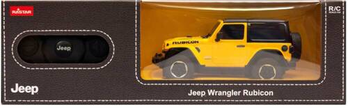 Jeep Wrangler JL skala 1:24 Rastar 79500 samochód sterowany żółty