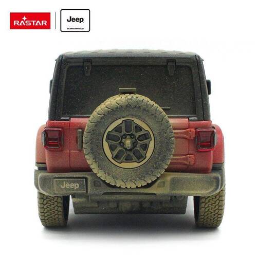 Jeep Wrangler Rubicon skala 1:24 Rastar 79500-4 samochód sterowany Muddy version