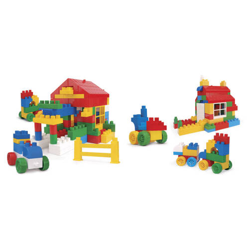 Kids Blocks klocki 350 el. do przedszkola edukacyjne Wader 80123